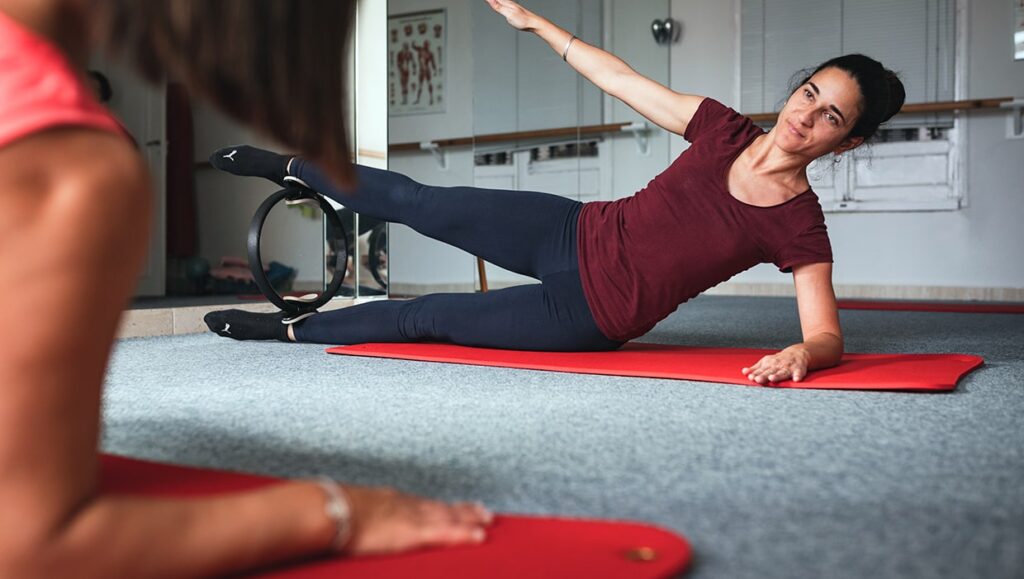 Beneficios de practicar Pilates con aro